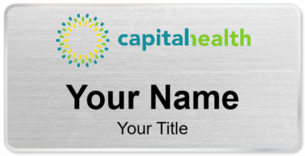 Custom name badges for Capital Health Group
