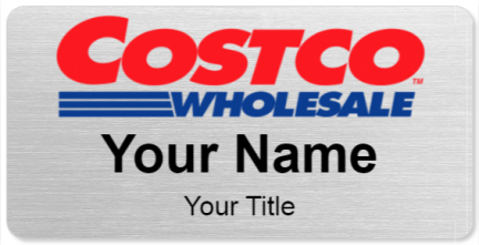 Custom name badges for Costco