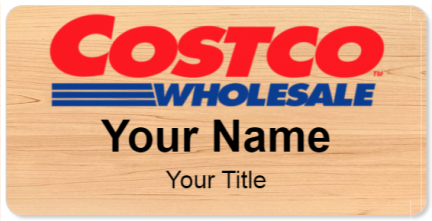 Custom name badges for Costco