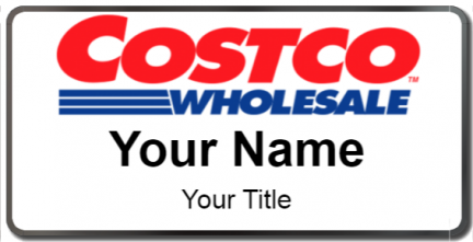 Custom name badges for Costco