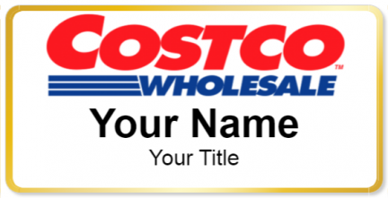 Custom name badges for Costco