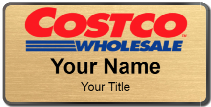 Custom name badges for Costco