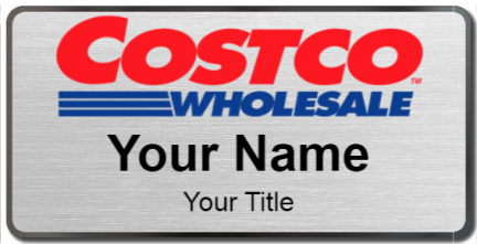 Custom name badges for Costco
