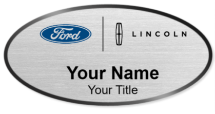 Custom name badges for Ford Lincoln
