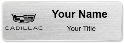 Custom name badges for Cadillac Monochrome
