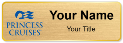 Custom name badges for Princess Cruises
