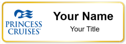 Custom name badges for Princess Cruises