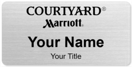 Custom name badges for Courtyard Marriott