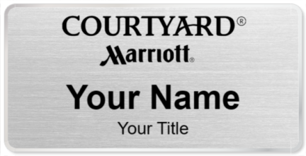 Custom name badges for Courtyard Marriott