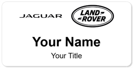 Custom name badges for Jaguar Land Rover