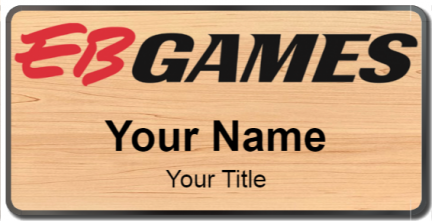 Custom name badges for EB Games