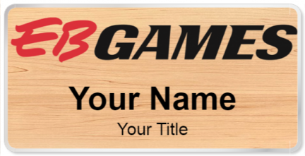 Custom name badges for EB Games