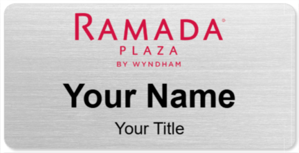 Custom name badges for Ramada Plaza