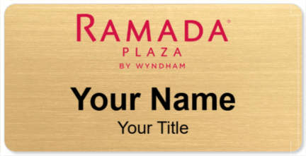 Custom name badges for Ramada Plaza