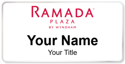 Custom name badges for Ramada Plaza