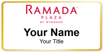 Custom name badges for Ramada Plaza