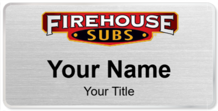 Custom name badges for Firehouse Subs