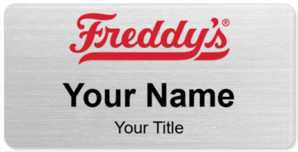 Custom name badges for Freddys