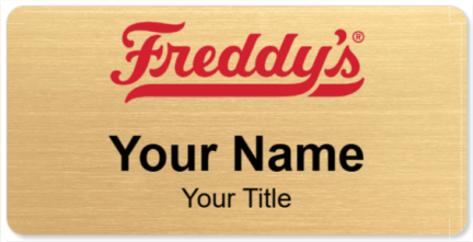 Custom name badges for Freddys