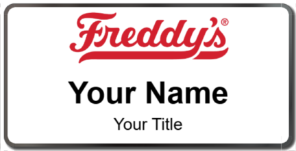 Custom name badges for Freddys