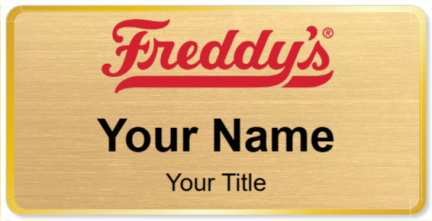 Custom name badges for Freddys