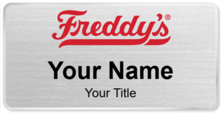 Custom name badges for Freddys