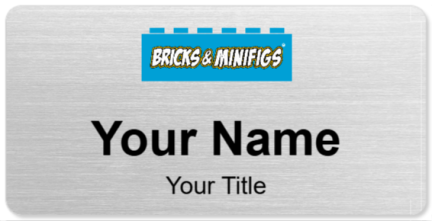Custom name badges for Bricks & Minifigs