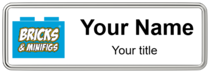 Custom name badges for Bricks & Minifigs 2