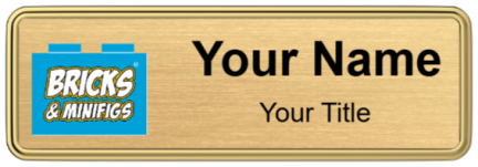 Custom name badges for Bricks & Minifigs 2
