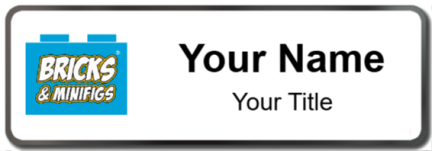 Custom name badges for Bricks & Minifigs 2