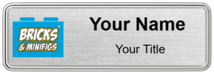 Custom name badges for Bricks & Minifigs 2