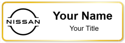 Custom name badges for Nissan