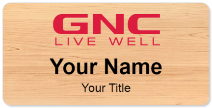 Custom name badges for GNC