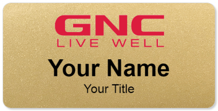 Custom name badges for GNC