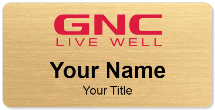 Custom name badges for GNC