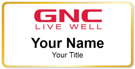 Custom name badges for GNC