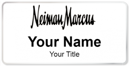 Custom name badges for Neiman Marcus