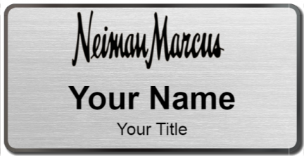 Custom name badges for Neiman Marcus