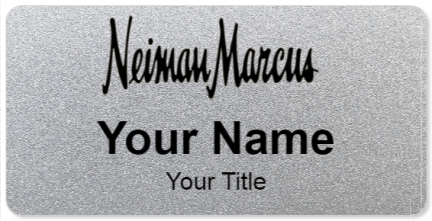 Custom name badges for Neiman Marcus