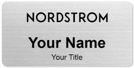 Custom name badges for Nordstrom