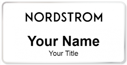 Custom name badges for Nordstrom