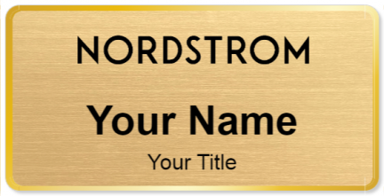 Custom name badges for Nordstrom