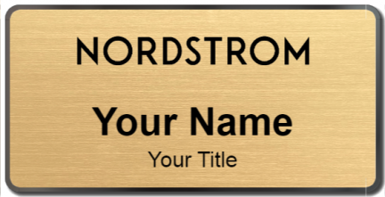 Custom name badges for Nordstrom