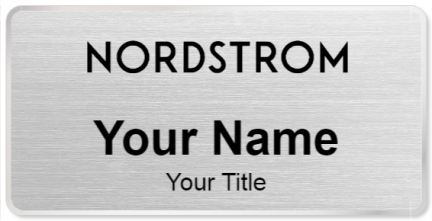 Custom name badges for Nordstrom