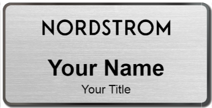 Custom name badges for Nordstrom