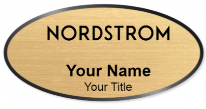 Custom name badges for Nordstrom
