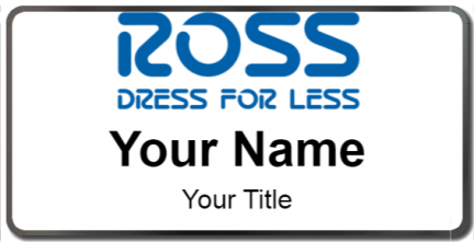 Custom name badges for ROSS