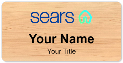 Custom name badges for Sears