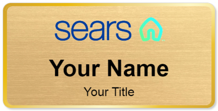 Custom name badges for Sears