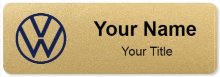 Custom name badges for Volkswagen